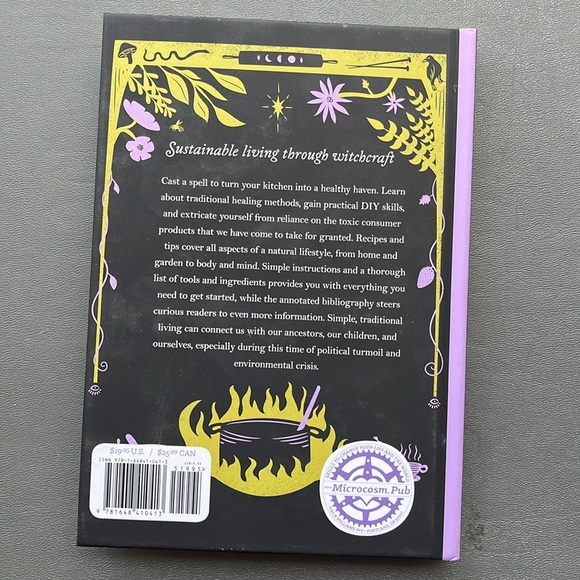 Kitchen Witch Book Natural Remedies Crafts for Home Health Beauty Hardcover - Picture 2 of 3